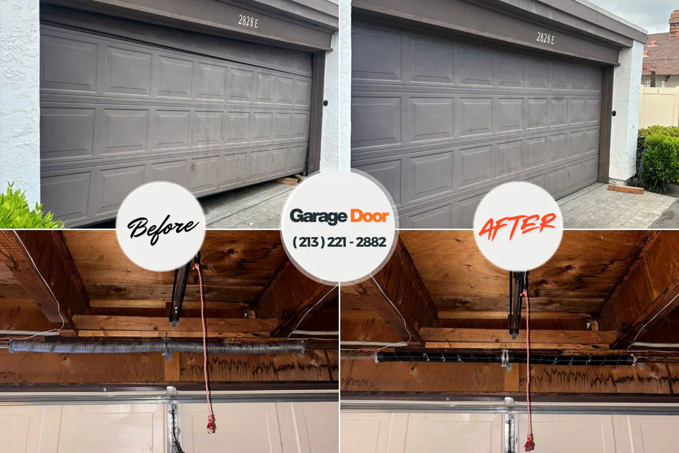 Before and after: garage door repair near me Winfield